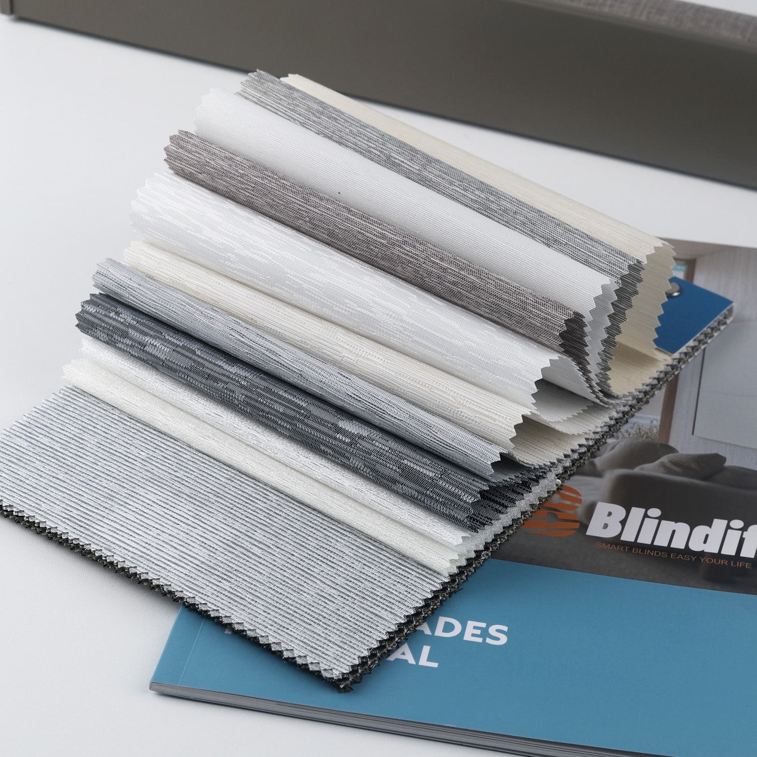 Blindify Motorized Light Filtering Shades Fabric Samples
