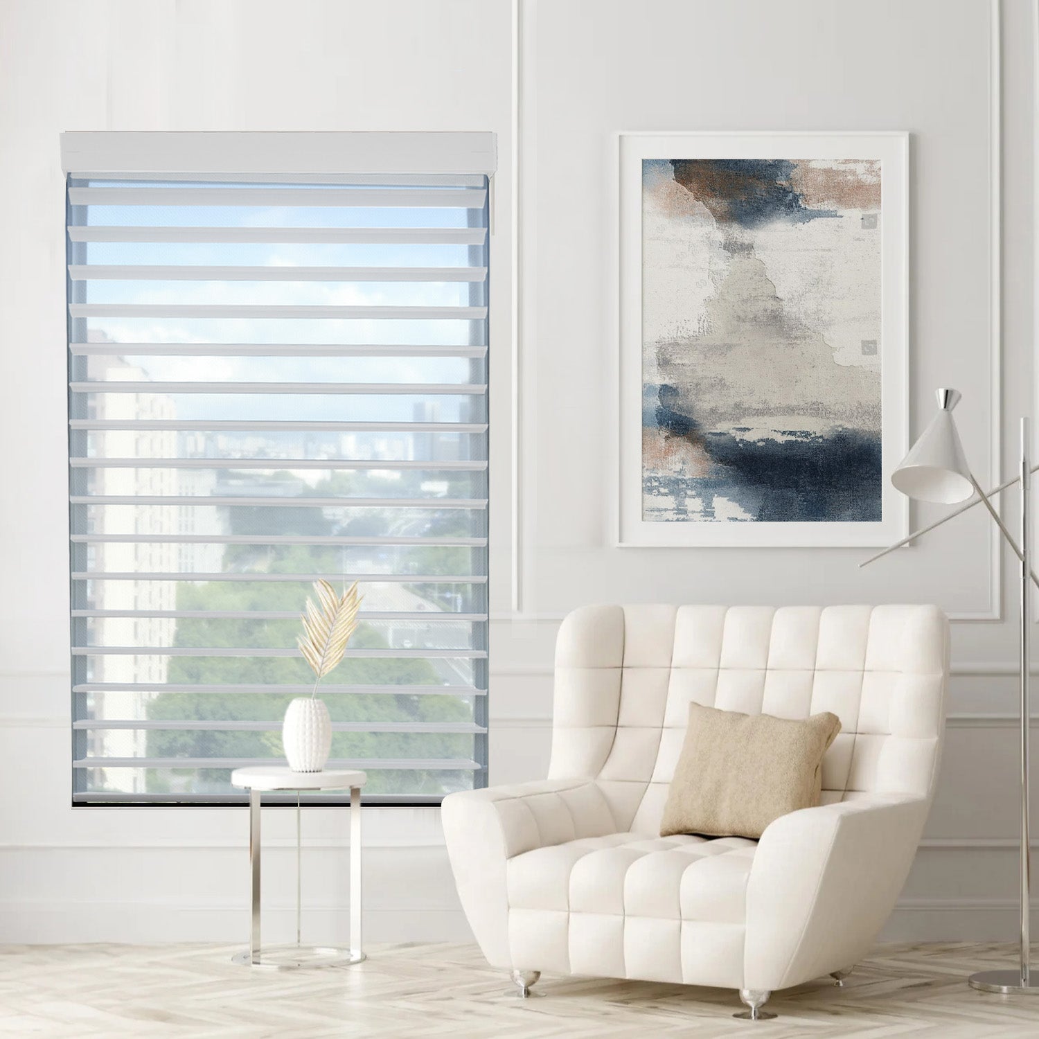 Blindify Motorized Horizontal Sheer Shades