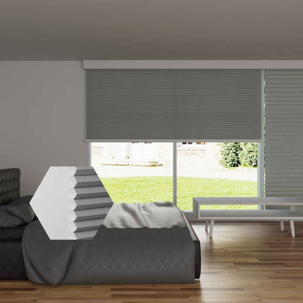 Blindify Smart Control Motorized Cellular Blinds Room Darkening Smart Control Smart Home