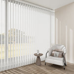Blindify Manual Sheer Vertical Blinds Drapes(New Series)