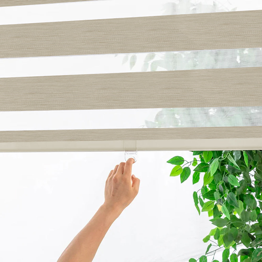 Blindify Manual Free-stop Zebra Shades(Classic Series)