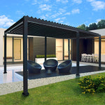 Blindify Motorized Louvered Pergola 10x13Ft