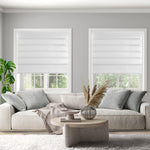 Blindify Motorized Dual Shades | Zebra & Blackout