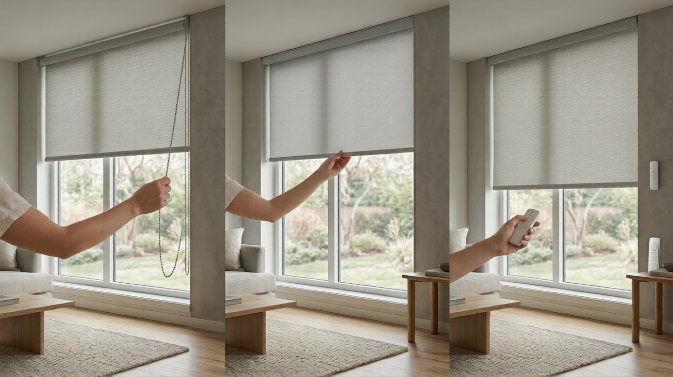 Corded, Cordless, or Motorized? Which Window Shades Control is Best?