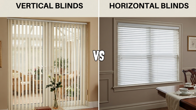 Vertical Blinds vs. Horizontal Blinds: Which Is Right for Your Windows?