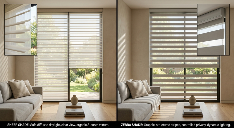 Sheer Shades vs. Zebra Shades: Which Window Treatment Is Right for Your Home?
