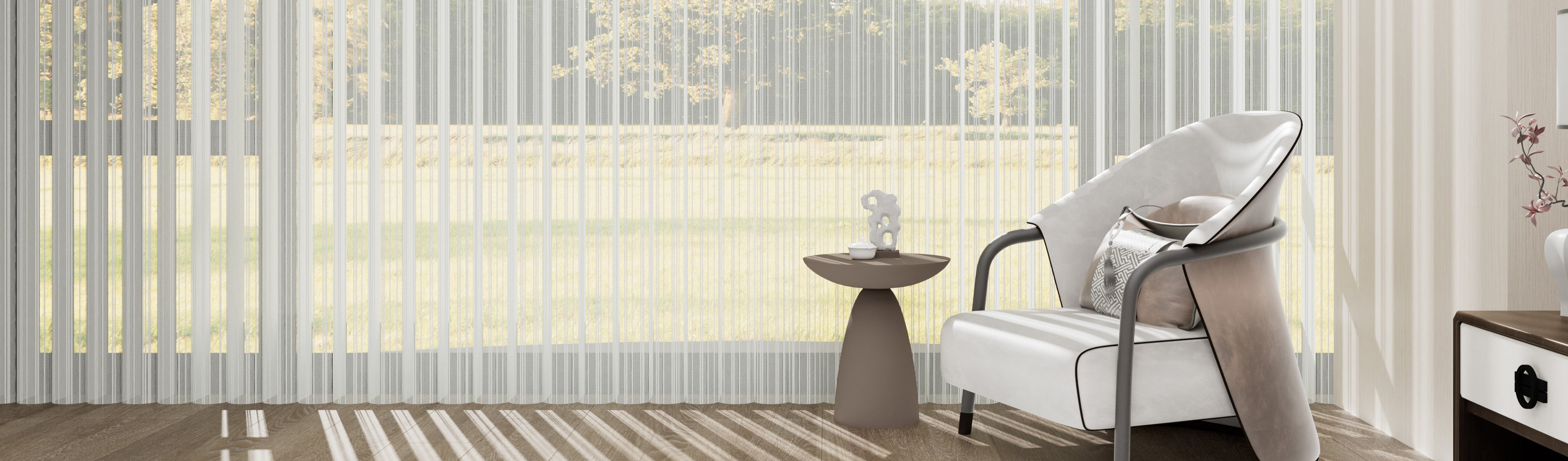 Vertical Sheer Drapes