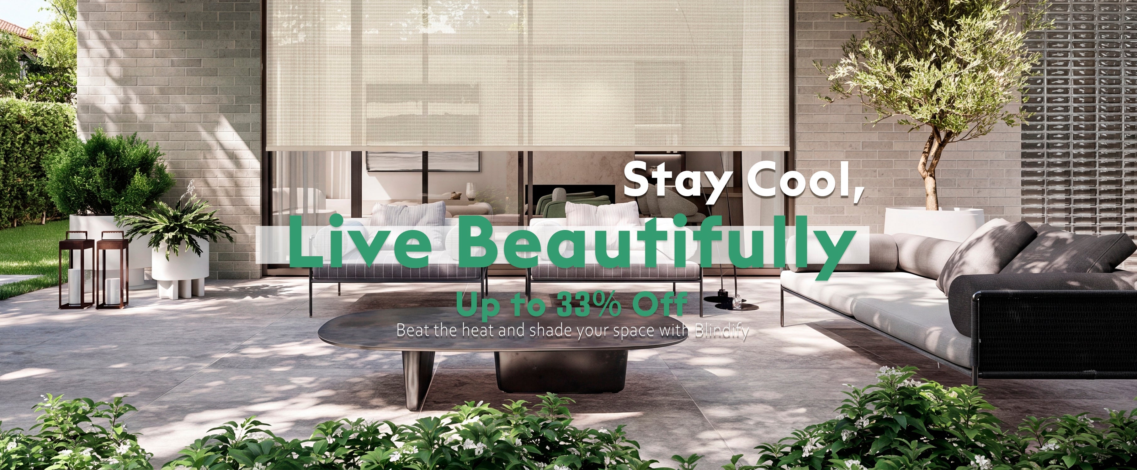 Blindify Summer Sale — Up to 33% Off Custom Blinds & Shades