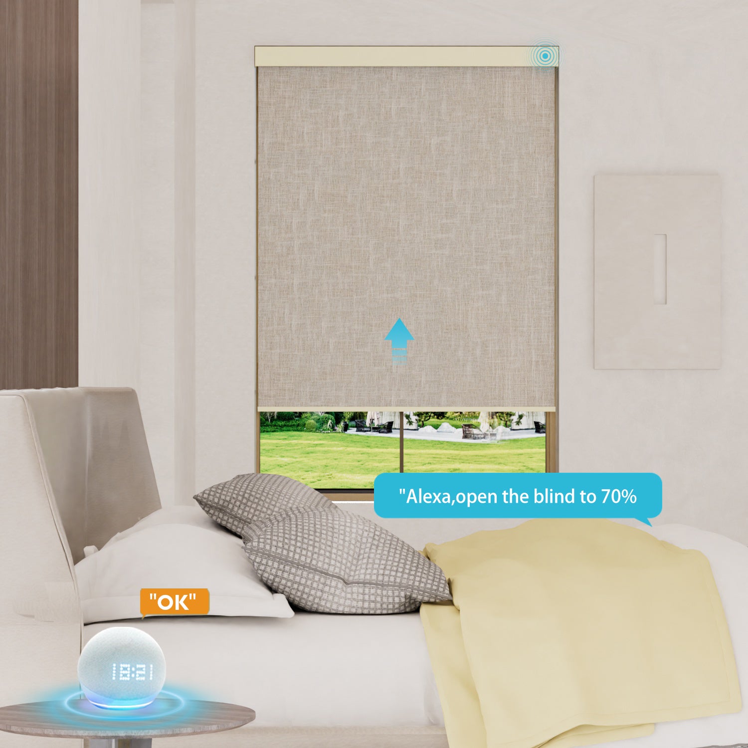Blindify Motorized Blackout Roller Shades(2025 New Series)