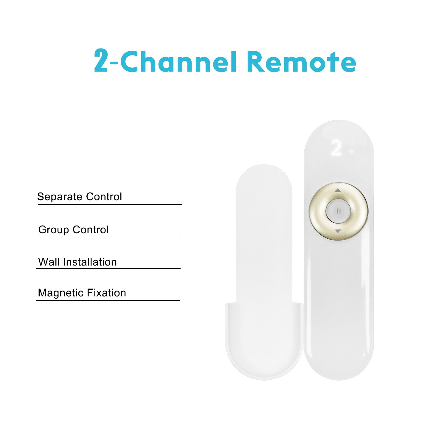 2-Channel Remote for Standard(Matter) Motor of Motorized Shade