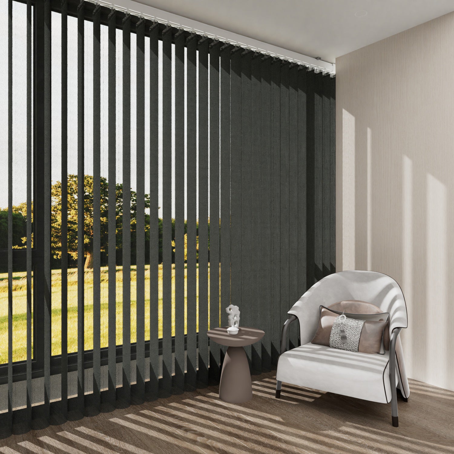 Vertical blinds Valance DY-B017-007 wrapped