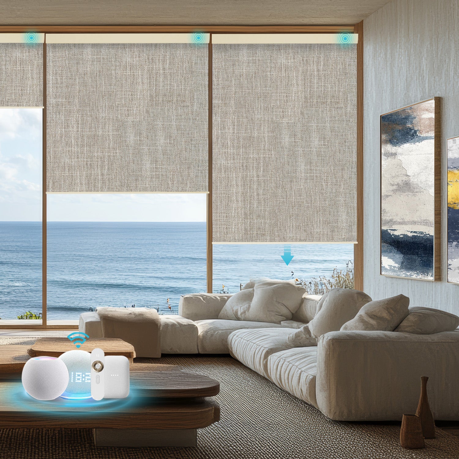 Blindify Motorized Blackout Roller Shades(2025 New Series)