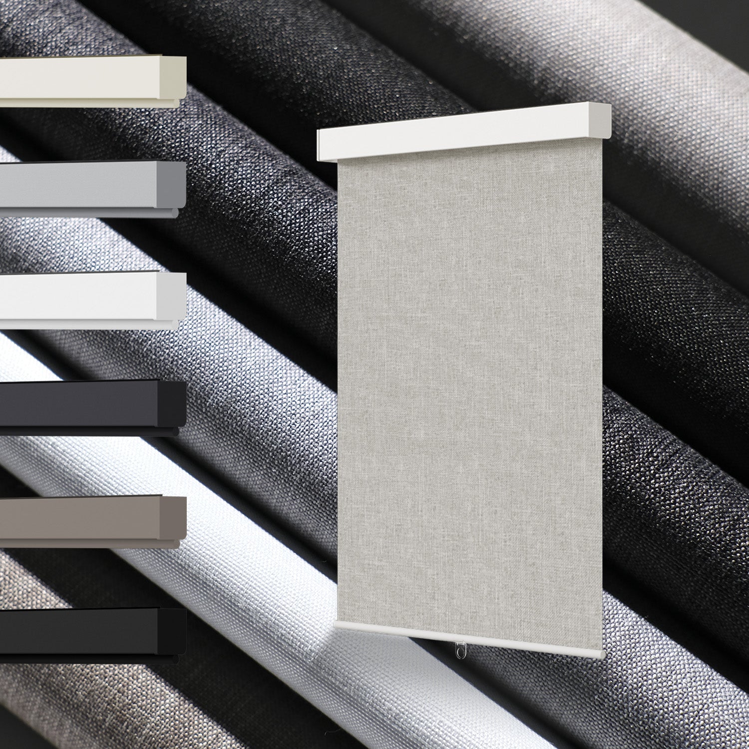 Blindify Manual Free-stop Blackout Roller Shades